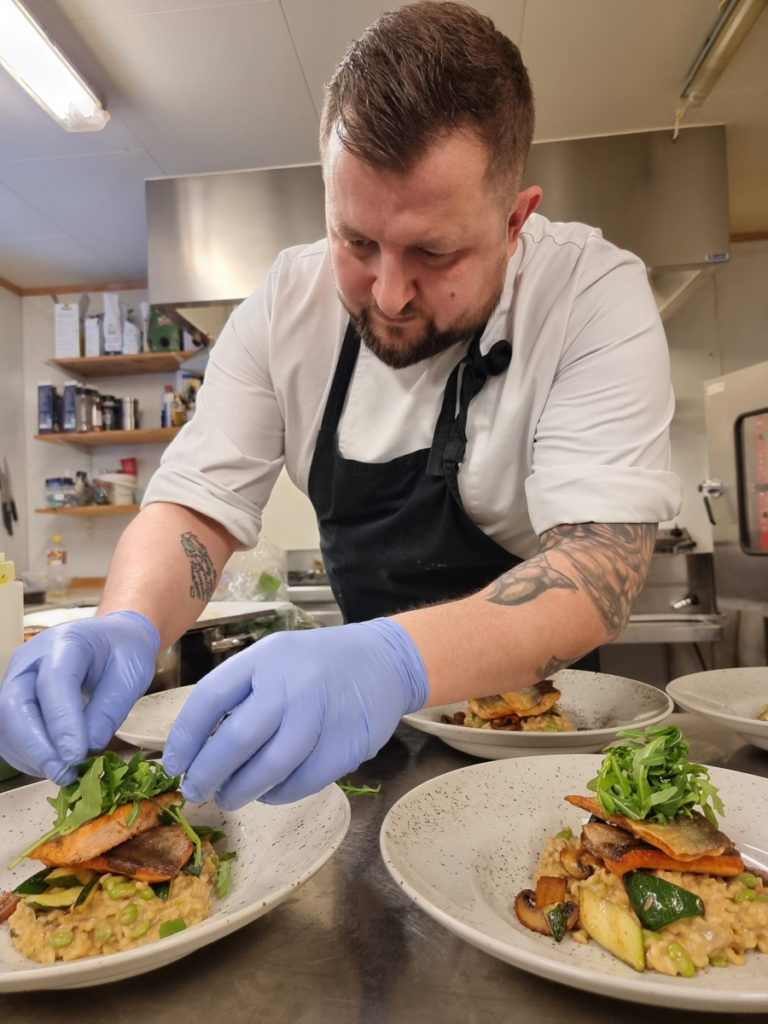 Arctic char from Sigerfjord is ready to be served © Ringstad Resport