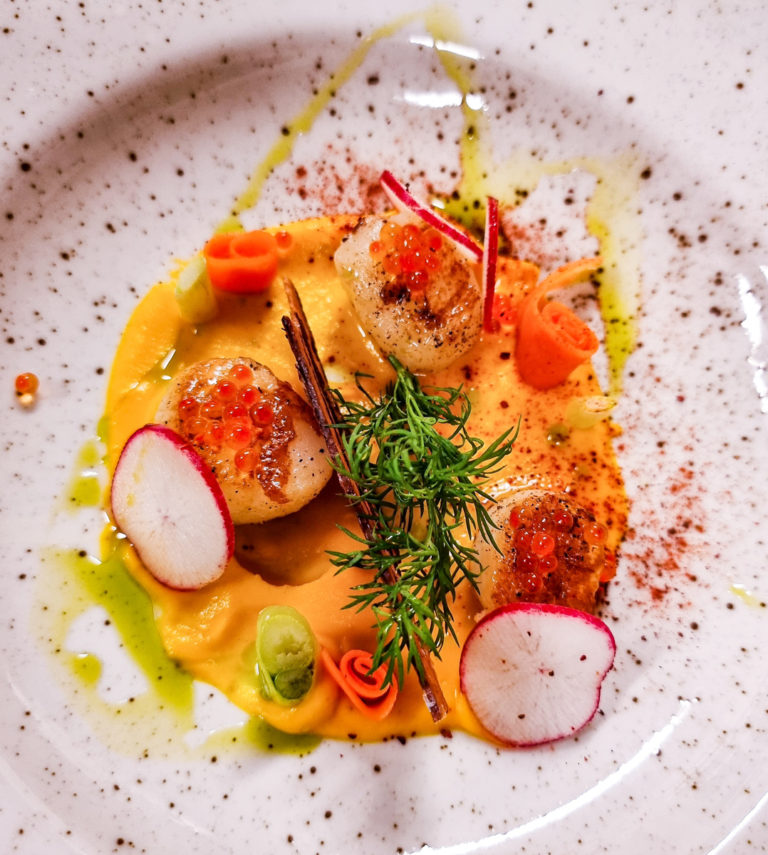 Delectable hors d'oeuvres from the sea © Ringstad Resort