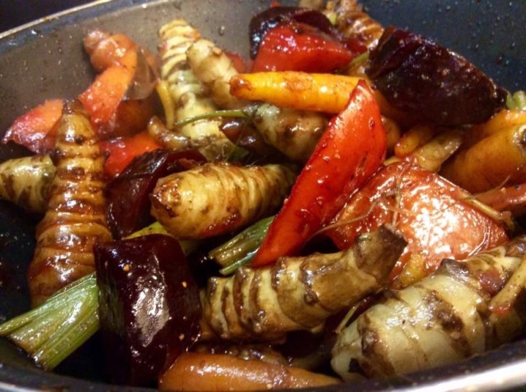 Sauteed root veg from Vesterålen © Neumanns Røykeri og Supperclub
