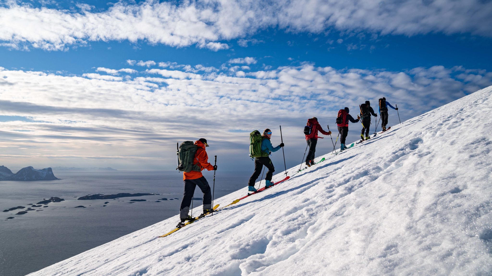 På vei opp Husfjellet på Senja
