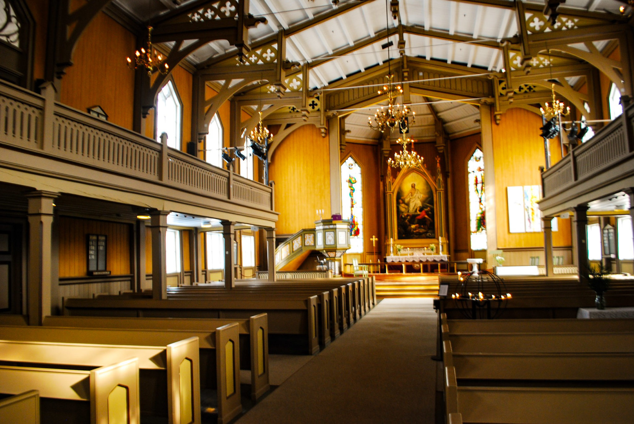 Interior of Tromsø's 1861 cathedral © Knut Hansvold