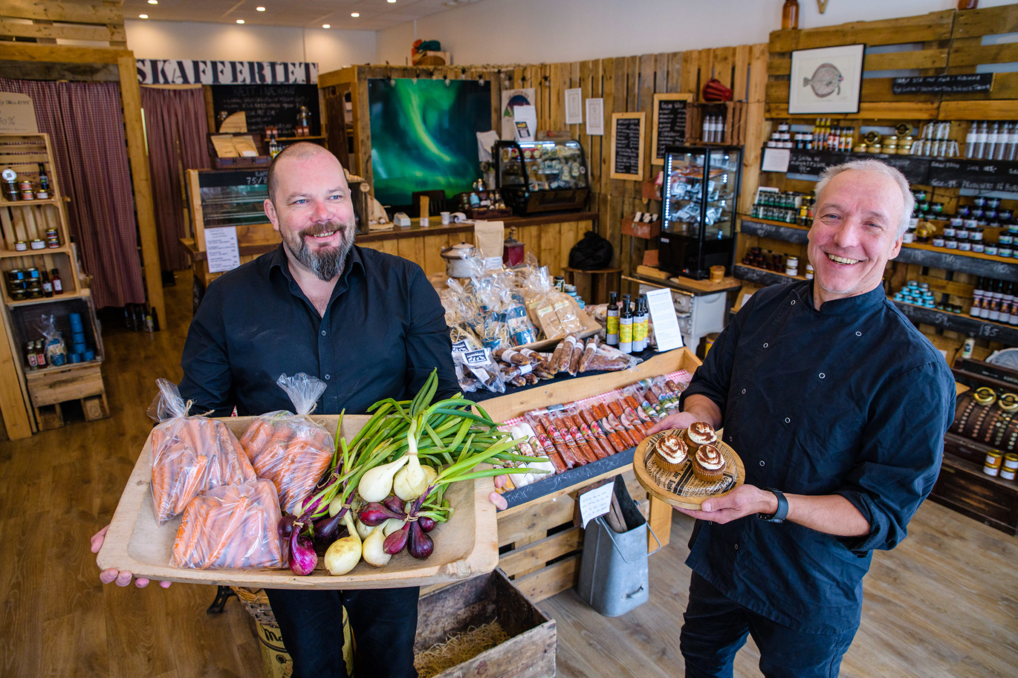 In early September, the veg takes centre stage. Along with some tempting cake © Lars Åke Andersen