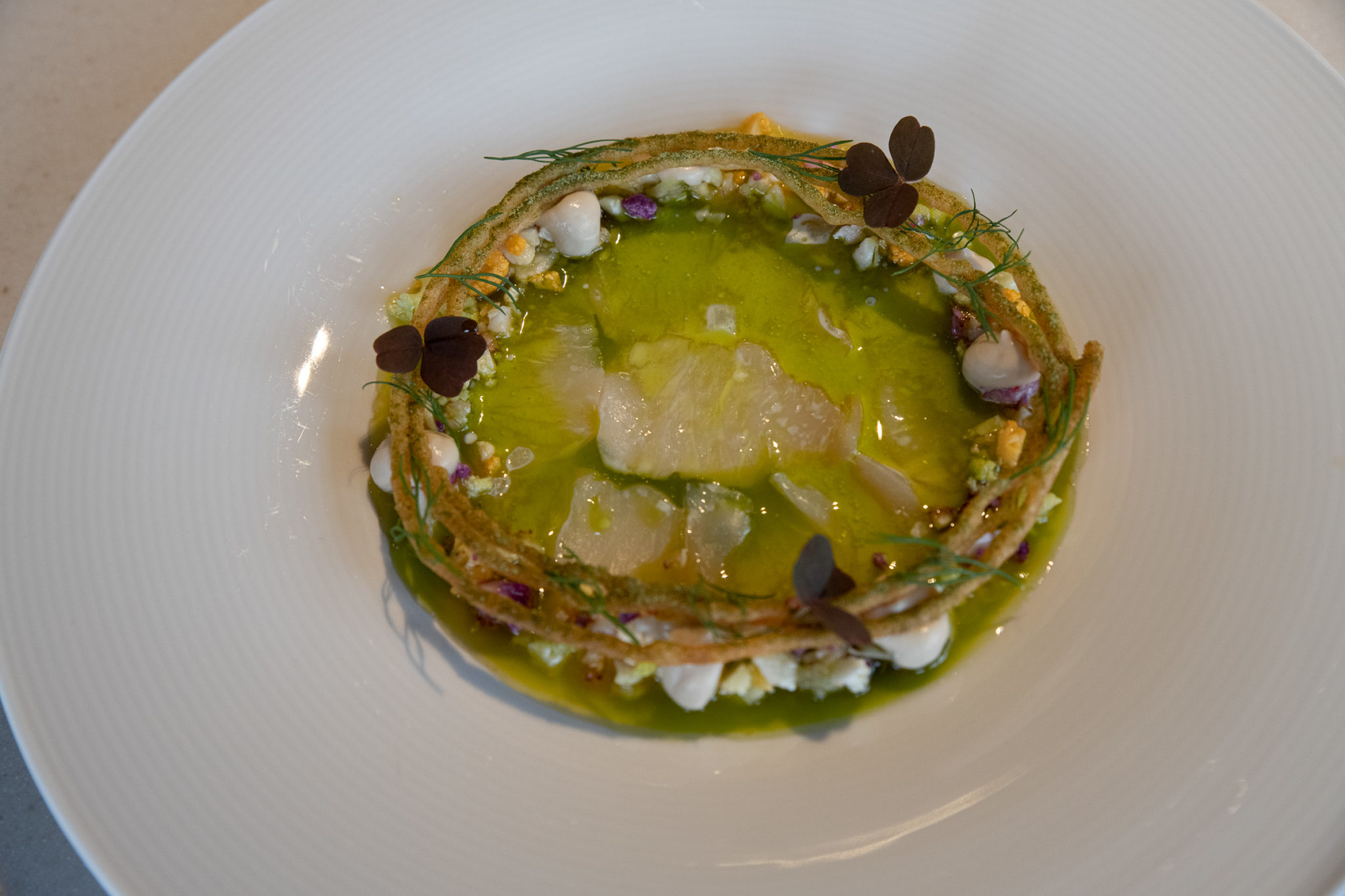 Light and elegant mouthful with self-grown herbs © Lars Åke Andersen