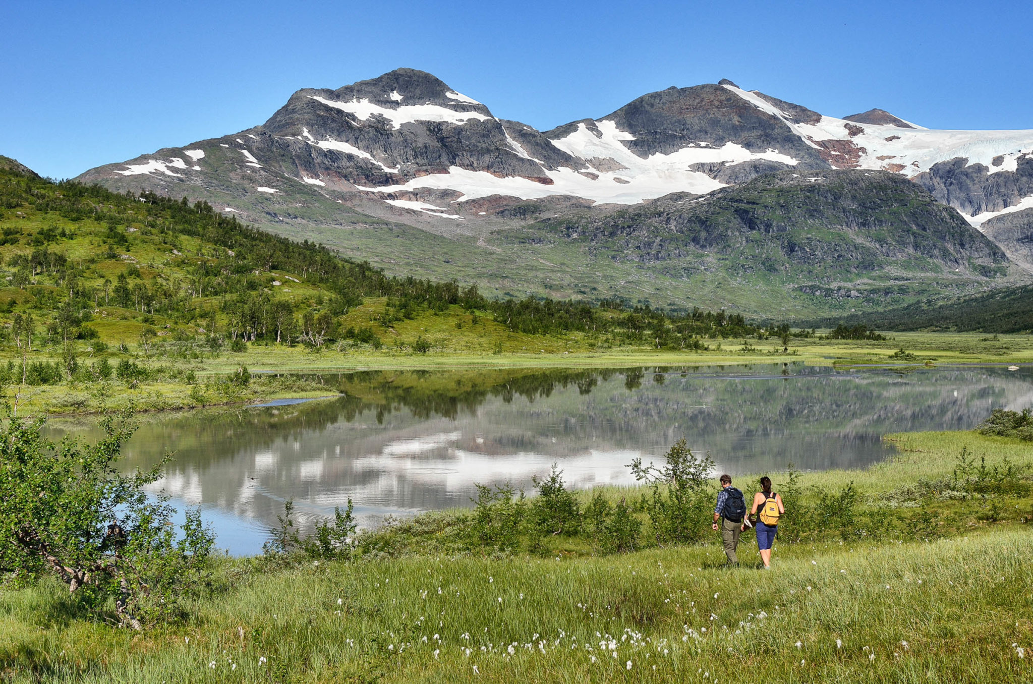 The Stekvassdalen Valley at the foot of the Okstindan range © Fabrice Milochau