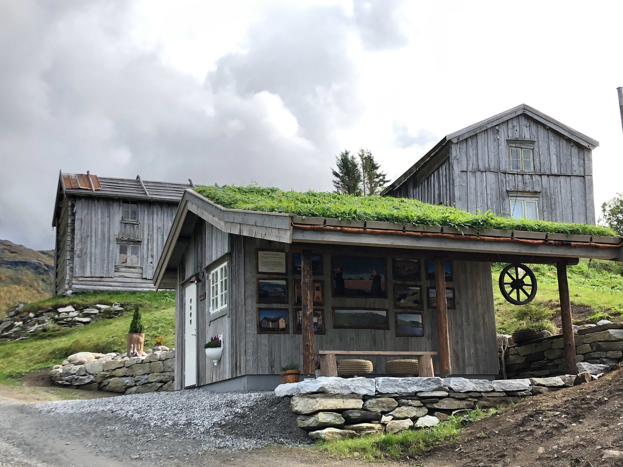 The visitors' centre at Okstindan in the Inderdalen valley © Fabrice Milochau