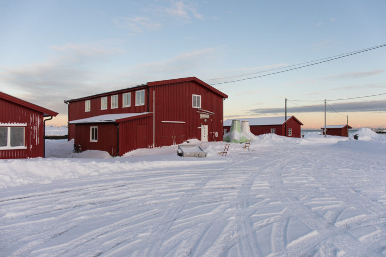 Museet er åpent, vakta har kommet med spark © Havnemuseet i Berlevåg
