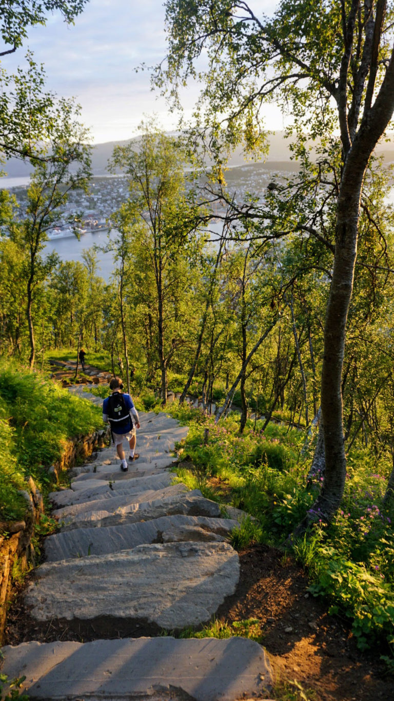 Down the Sherpatrappa steps a summer's night © Knut Hansvold