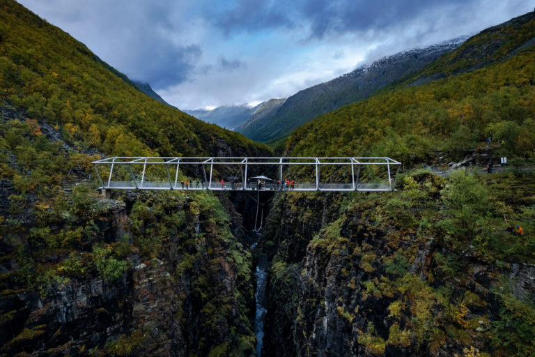 Would you have dared to bungee jump from the Gorza bridge © Petr Pavlíček / Visit Lyngenfjord
