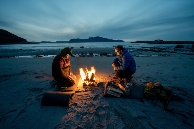 Campfire in the autumn dusk © Petr Pavlíček