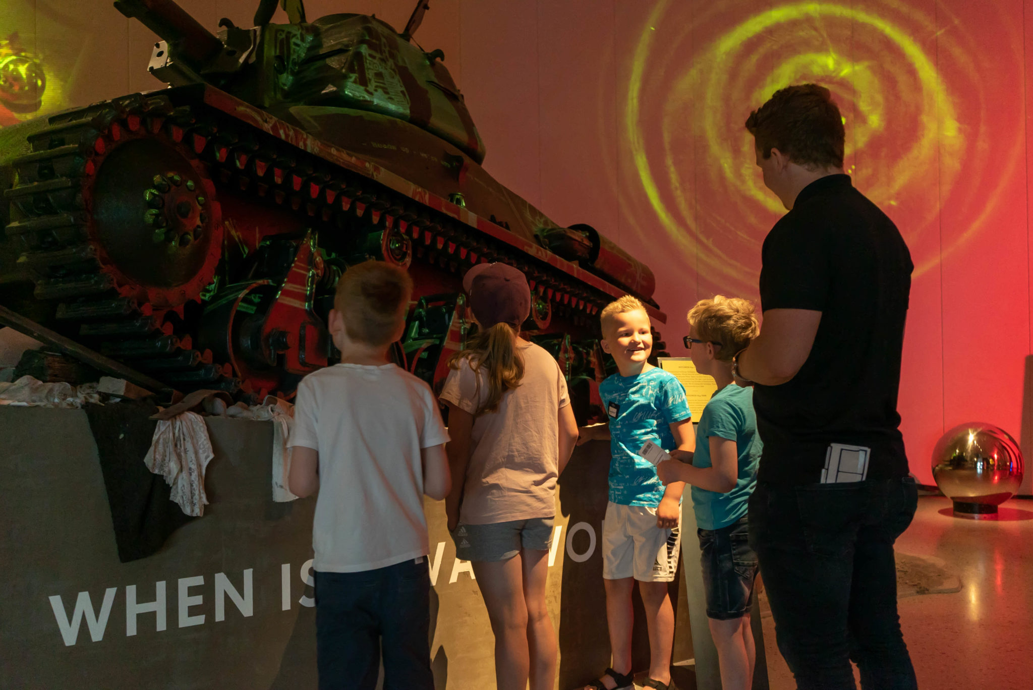 Kidza at the Narvik War Museum. Foto: Storyline NOR