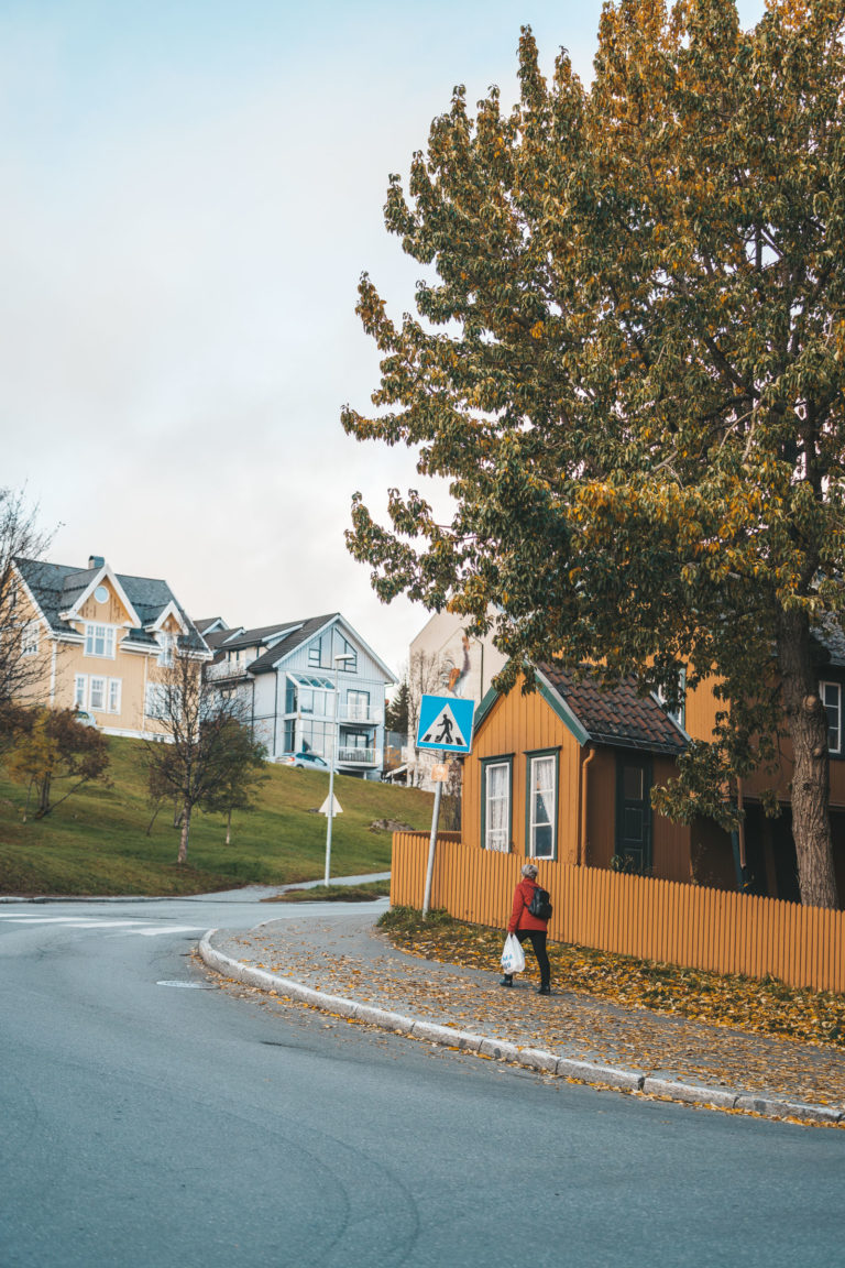 Autumn in the streets of Tromsø © Jensenmedia