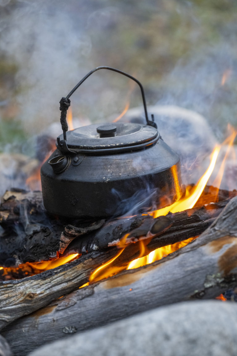 Coffee tastes best made over a fire. Photo: Rune Dahl