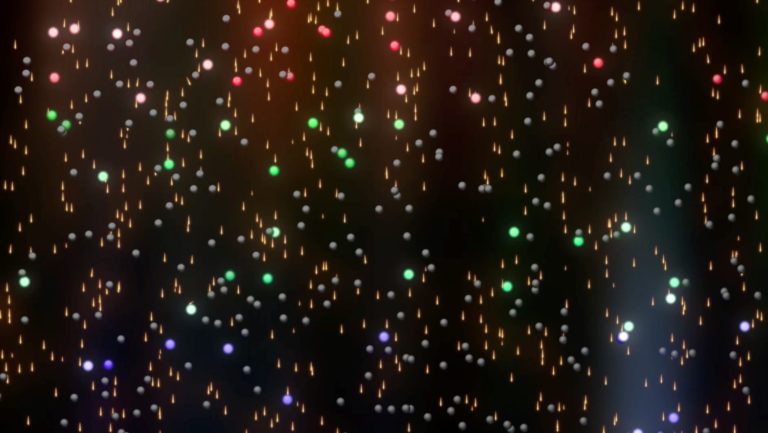 When the particles from the Sun reach Earth’s atmosphere, they collide with oxygen and nitrogen atoms and molecules. These atoms and molecules will then emit light that we see as the aurora (solarmax.no).