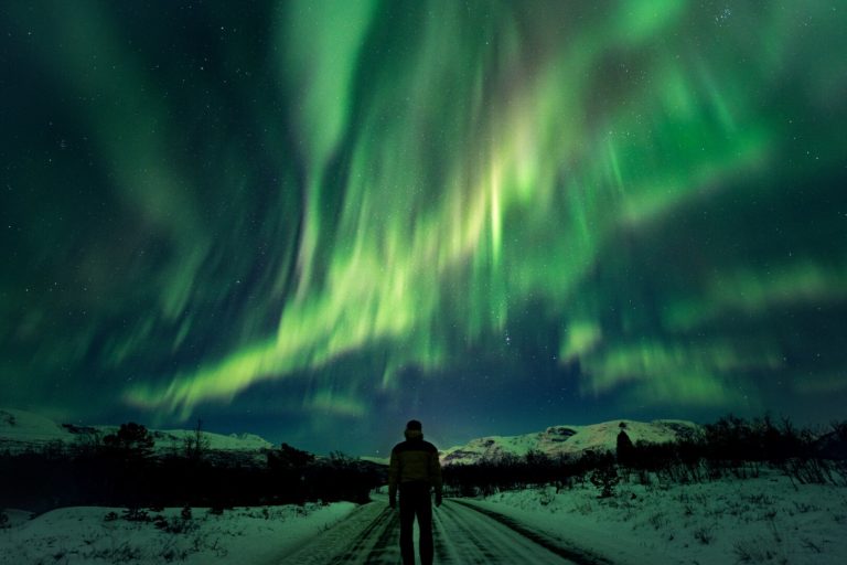 All of a sudden, the Northern Lights are there © Petr Pavlíček / Visit Lyngenfjord