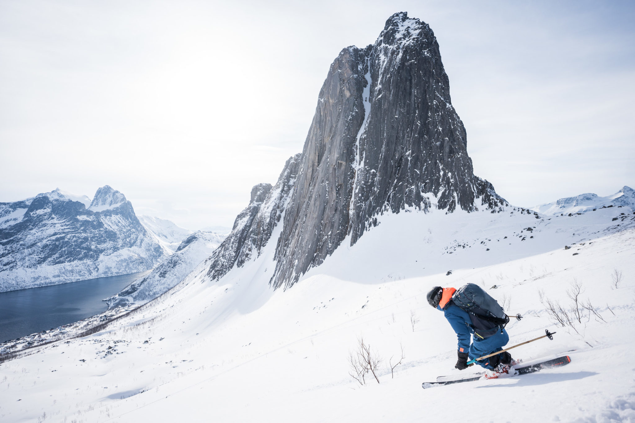 Randonnée skiing at Mount Segla on Senja's outer coast © Senja by Heart