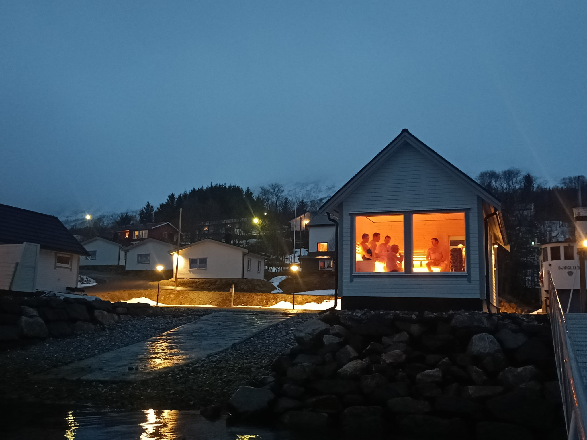 Maybe a good story while we're here? Sauna in Torsken © Senja by Heart