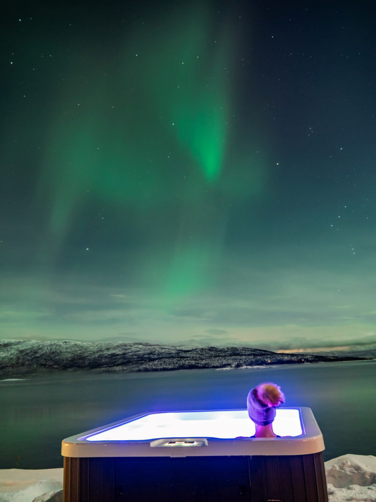 Two ladies, and Aurora is one of them © Sigurd Braathen Reigstad / Norwegian Wild
