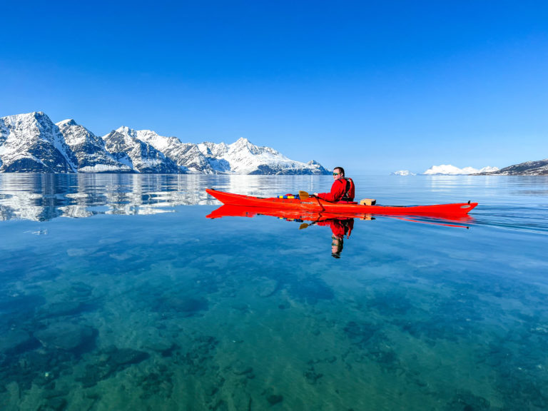 A brilliant winter's day off Southern Senja Island © Norwegian Wild