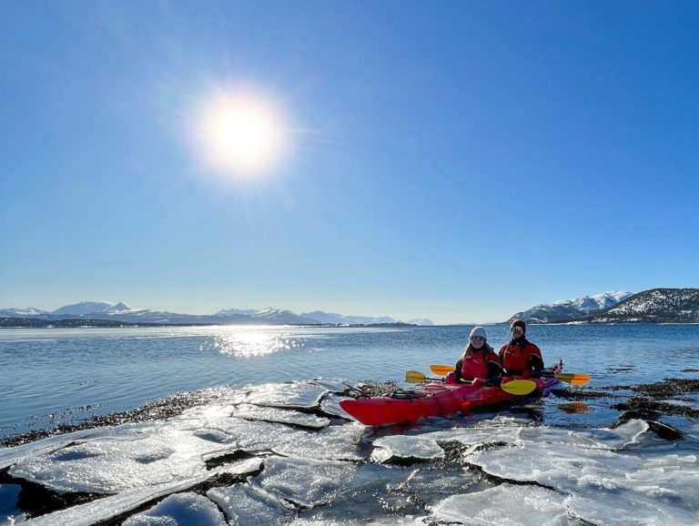 Fresh, cold and icy at Tranøybotn late in winter © Norwegian Wild