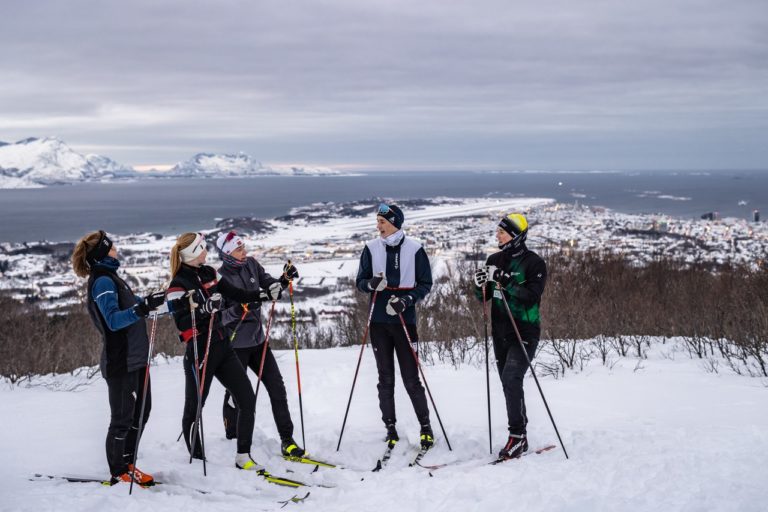 Marcialonga Arctic Ski Race at Rønvikfjellet in Bodø. Photo: Espen Pedersen / Drone Nord