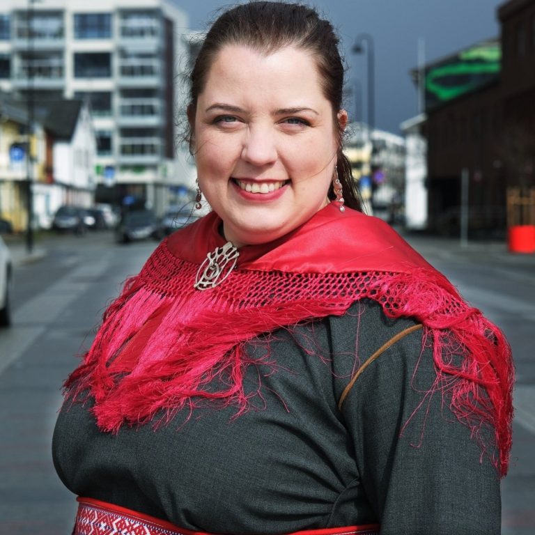 Maria Hernes, Sami coordinator Bodo2024. Photo: Helge Lyngmo