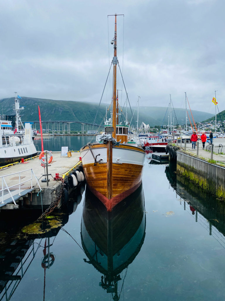 "Hermes" from 1919 is often anchored just below Tromsø's main market © Knut Hansvold