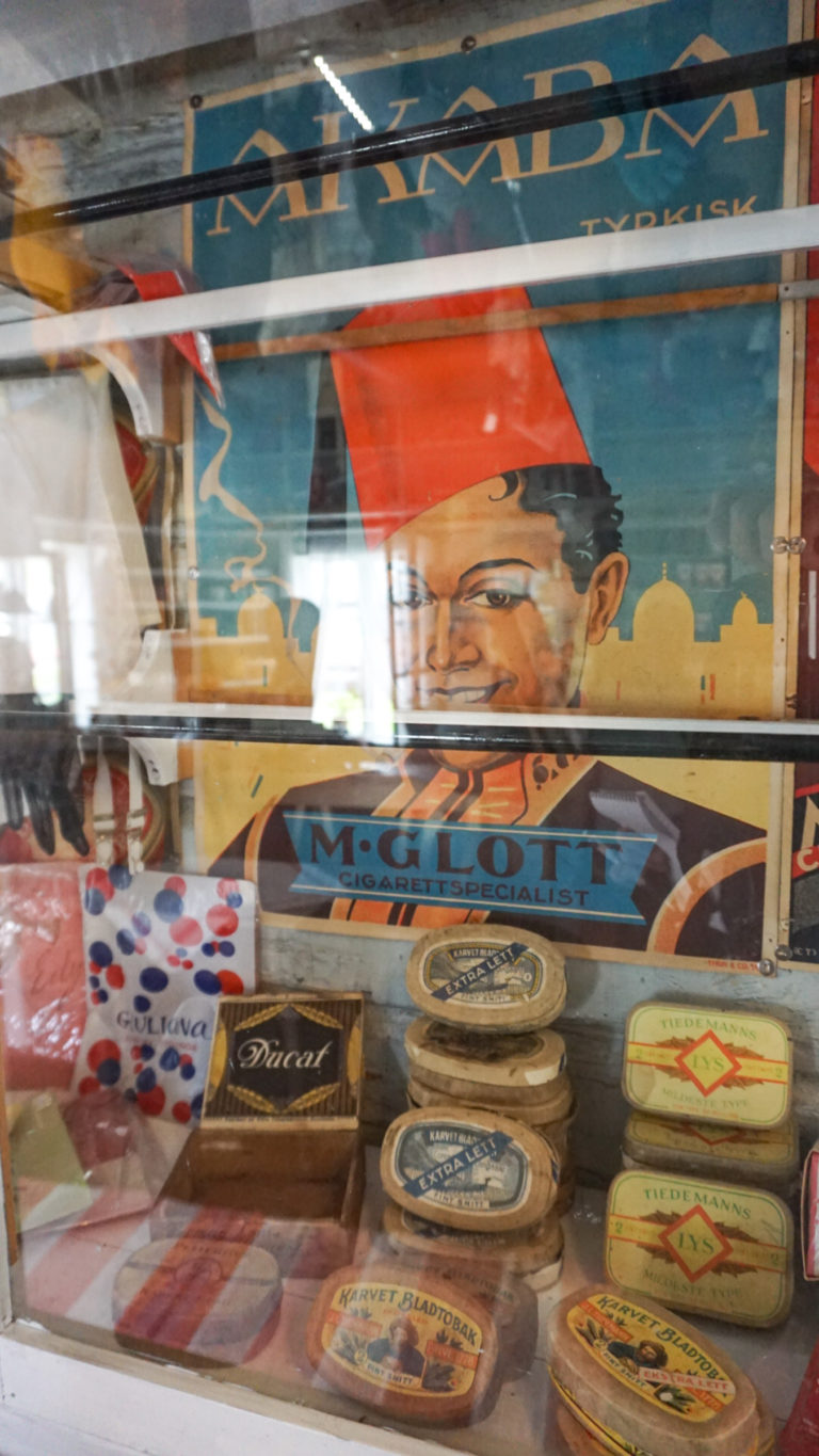 Tobacco not for sale at the old shop in Skrolsvik © Knut Hansvold